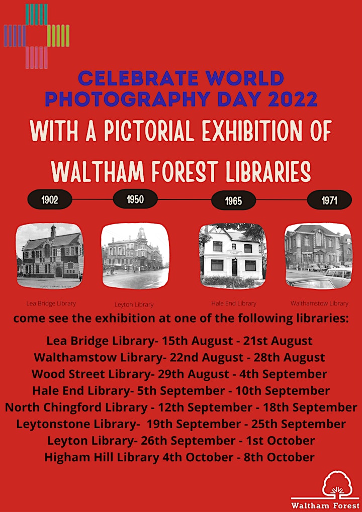 Pictorial Exhibition of Waltham Forest Libraries @ Wood Street Library image