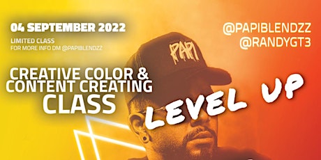 LEVEL UP -  CREATIVE COLOR CONTENT CREATING CLASS