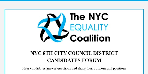 Candidates Forum for NYC 8th Council District