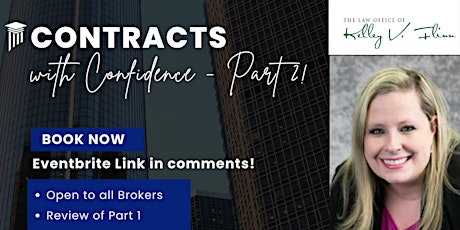 Contracts with Confidence - Part 2 with Attorney Kelley Flinn