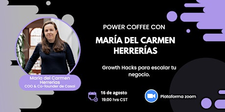 Power Coffee con Maria del Carmen Herrerías