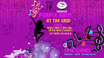 Purple Rain: at The Grid: Games & Growlers