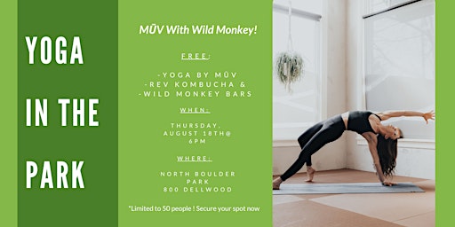 MŪV With Wild Monkey: Yoga in the Park