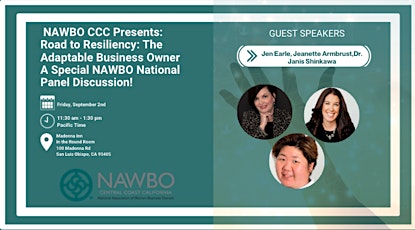 The Adaptable Business Owner  A Special NAWBO National Panel Discussion!