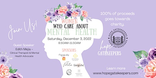 Women Who Care About Mental Health 2nd Annual Event