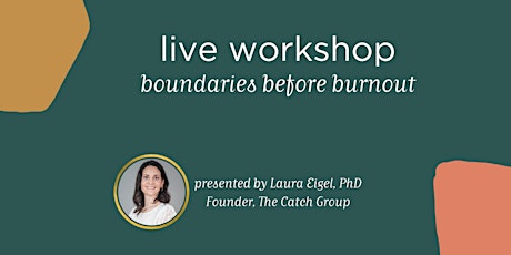Boundaries Before Burnout