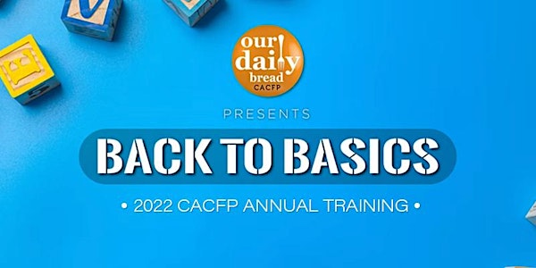 Back to Basics: CACFP Annual Training (Memphis, TN)
