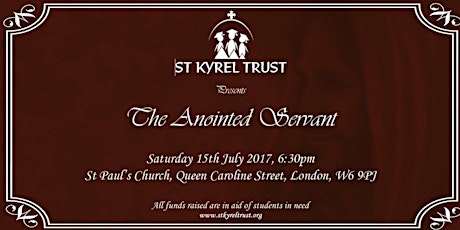 The Anointed Servant Concert  primärbild