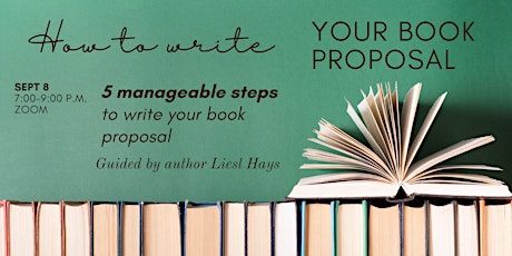How to write a book proposal