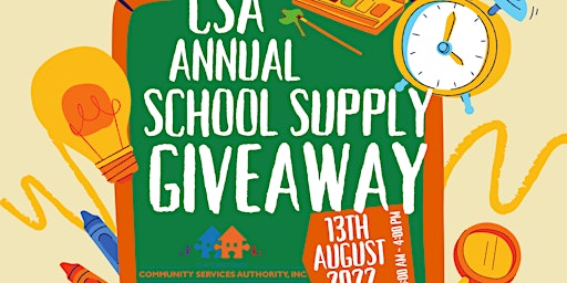 CSA School Supply Giveaway
