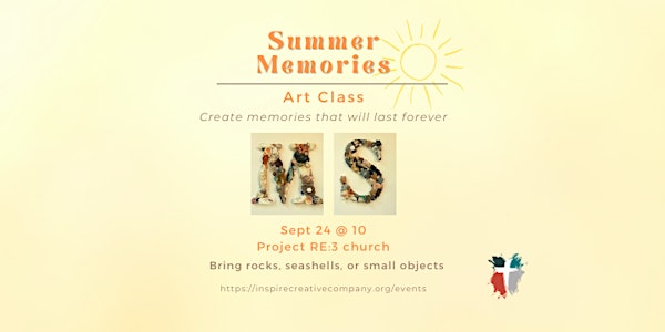 Summer Memories (Initial Wall Art) Class