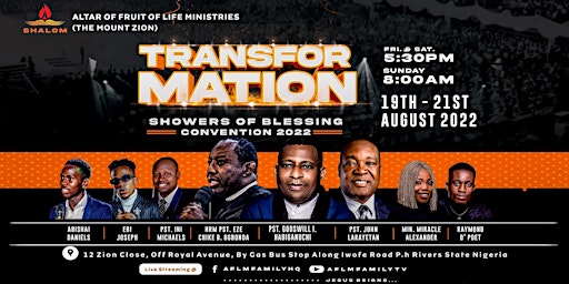 Showers of blessing convention 2022