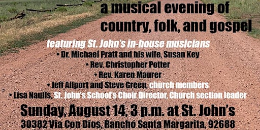 Shall We Gather: a Country, Folk, Gospel Concert!