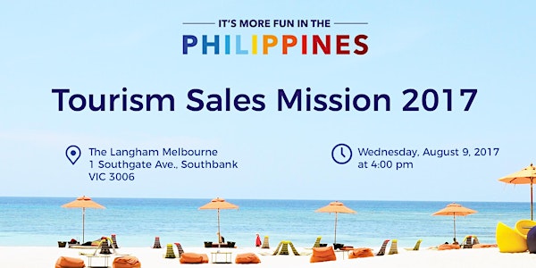 Philippine Tourism Sales Mission 2017 (Melbourne)