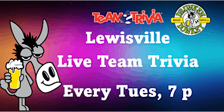 Lewisville Live Team Trivia @ The Drunken Donkey