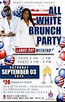 All white brunch party