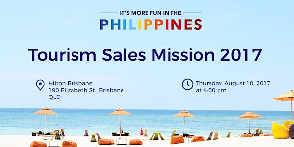 Philippine Tourism Sales Mission 2017 (Brisbane)