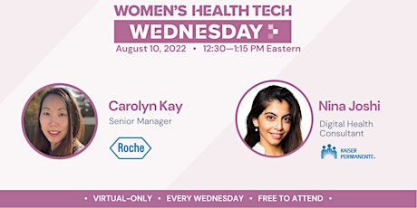 Women's Health Tech Wednesdays | Roche