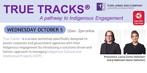 True Tracks®: a pathway to Indigenous engagement (Wednesday 5 October 2022)
