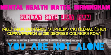 Birmingham Mental Health Mates Meet-up July primary image