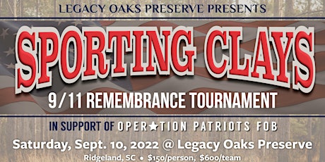 9/11 Remembrance Sporting Clays Tournament