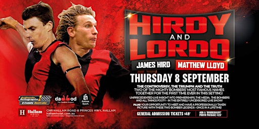 Hirdy & Lordo LIVE at Hallam Hotel Thur 08/09!