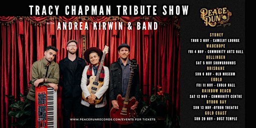 Tracy Chapman Tribute Show - Eudlo - Fri 11 Nov