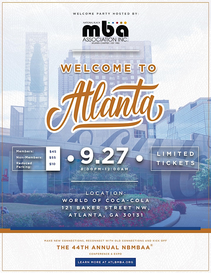 National Black MBA Conference Welcome Party hosted image