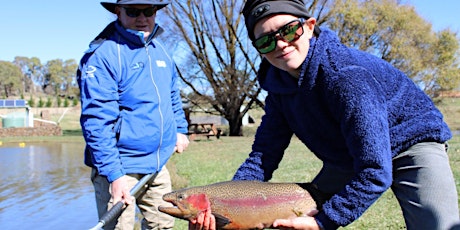 NSW DPI Free Kids Fishing Workshop - Deano's Spring Water Trout Hatchery primary image