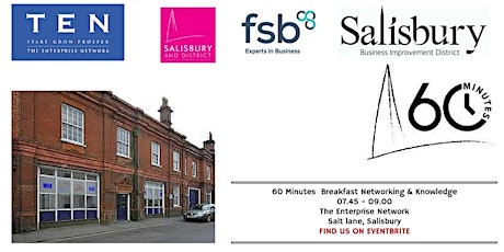 60 Minutes Breakfast 14th November 2017 - 'South Wilts Business Expo 2018 - What's it all about?' primary image