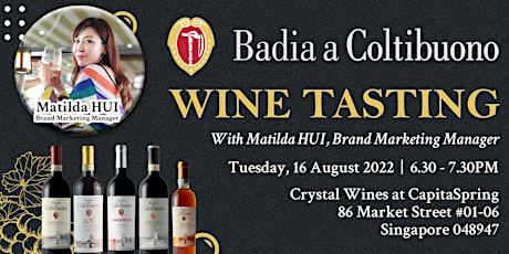 Crystal Wines Presents: Badia a Coltibuono Wine Tasting