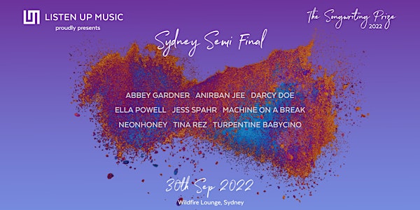 The Songwriting Prize 2022 - Sydney Semi Final