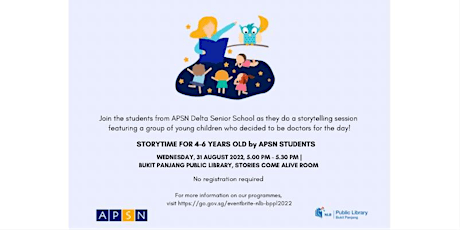 Storytime for 4-6 years old by APSN students