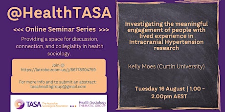 TASA Health online seminar