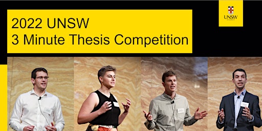 UNSW 3 Minute Thesis Competition 2022