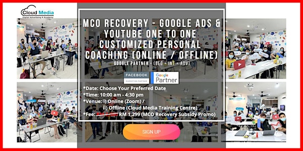 Google Partner - Google Ads & YouTube (One to One Coaching)