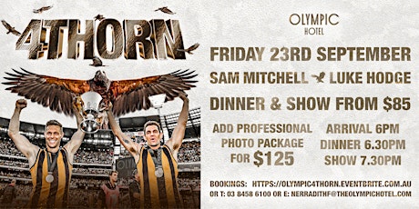 4THORN ft Sam Mitchell & Luke Hodge LIVE at Olympic Hotel 23/09