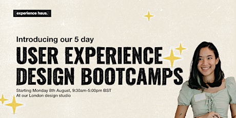 User Experience Design: 5 Day Summer Bootcamp