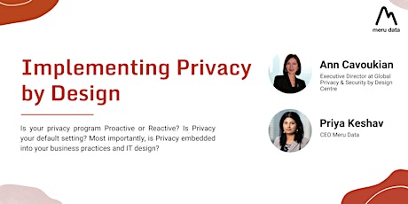 Implementing Privacy by Design