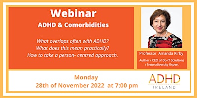 ADHD & Comorbidities with Prof Amanda Kirby