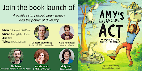 Sydney launch - Amy's Balancing Act - An inspiring tale about clean energy