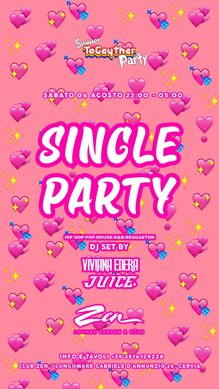 Immagine TOGAYTHER X SINGLE PARTY