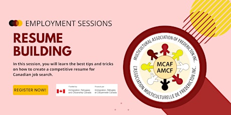 MCAF Employment Session - RESUME BUILDING