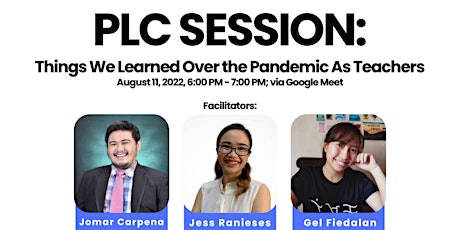 Free PLC Session: Things We Learned Over the Pandemic as Teachers