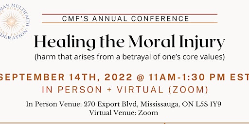 CMF Annual Conference: Healing the Moral Injury