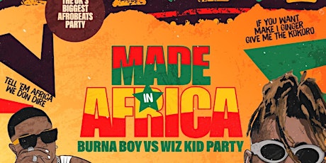 Made In Africa - London's Biggest Afrobeats Party Returns