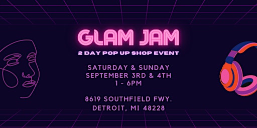 Glam Jams Pop-up Shop Event