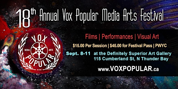 18th Annual Vox Popular Media Arts Festival