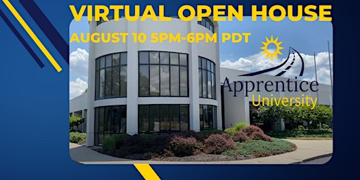 Virtual Open House for High School Students @ Apprentice University