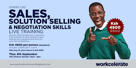 Sales, Solution Selling &Negotiation Skills Training Nairobi, KE